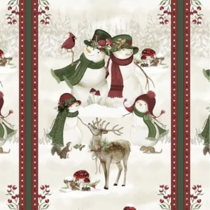 Woodland Snowmen Large Panel - *Coming July 2025*